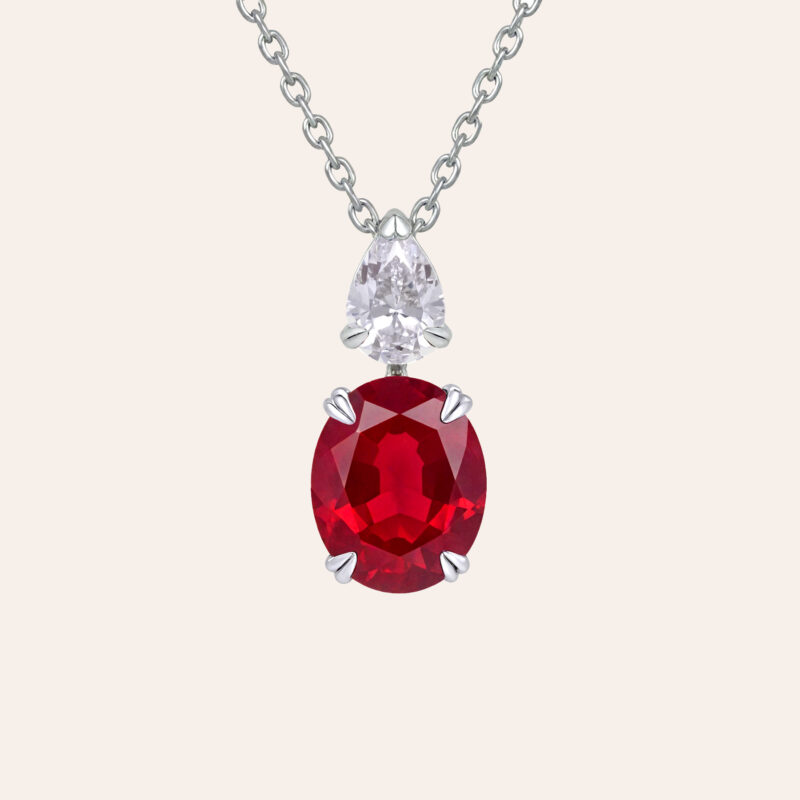 Double Stone Necklace