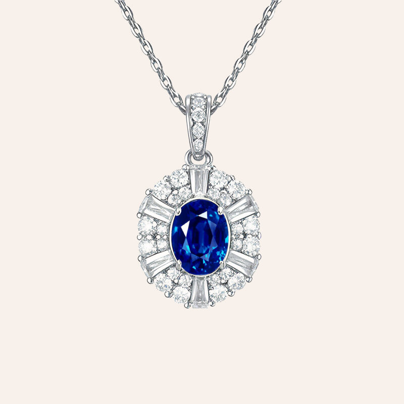 Blue Sapphire Necklace